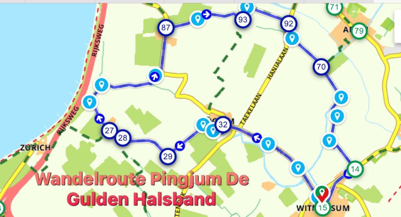 B&B De Gulden Halsband Pingjum Bagian luar foto